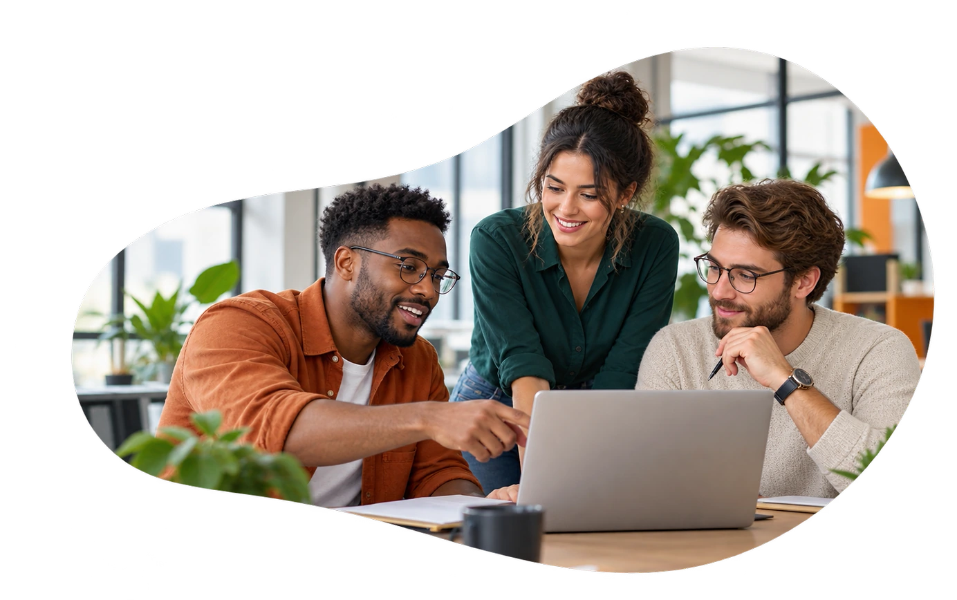 Software specialists working together